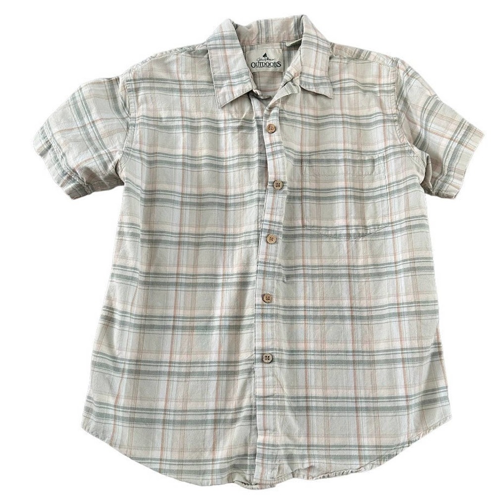 Vintage Plaid Buttoned Shirt Size M